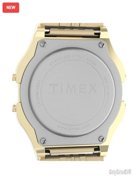 34mm Casual Digital Quartz Watch - Stainless Steel Bracelet main image 4